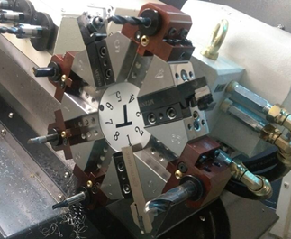 Turret tooling system.