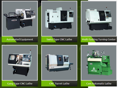 CNC lathes.